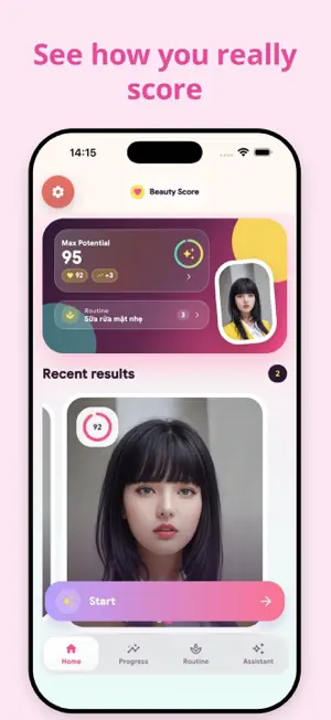 Beauty Score: AI Face Analyzer screenshot 1