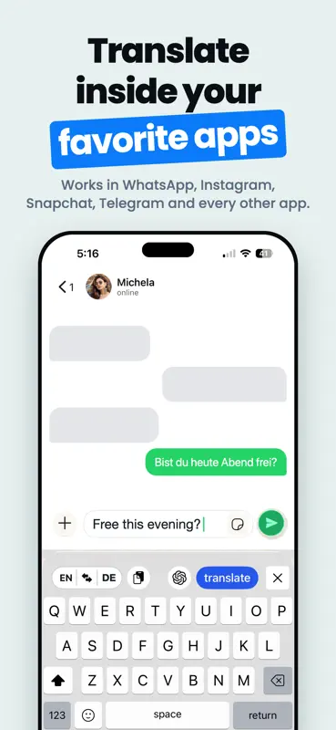 Translatify: AI Keyboard screenshot 7 of 8