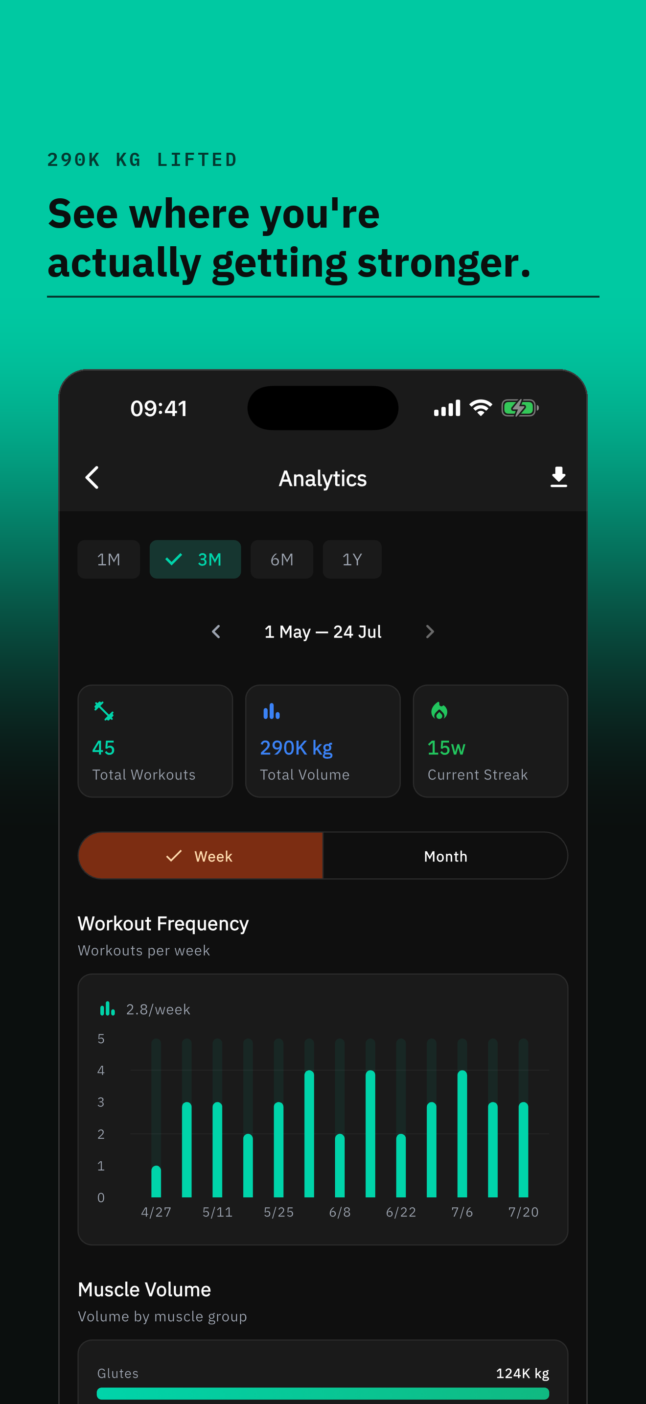 Kiptly: Gym Workout Tracker screenshot 4