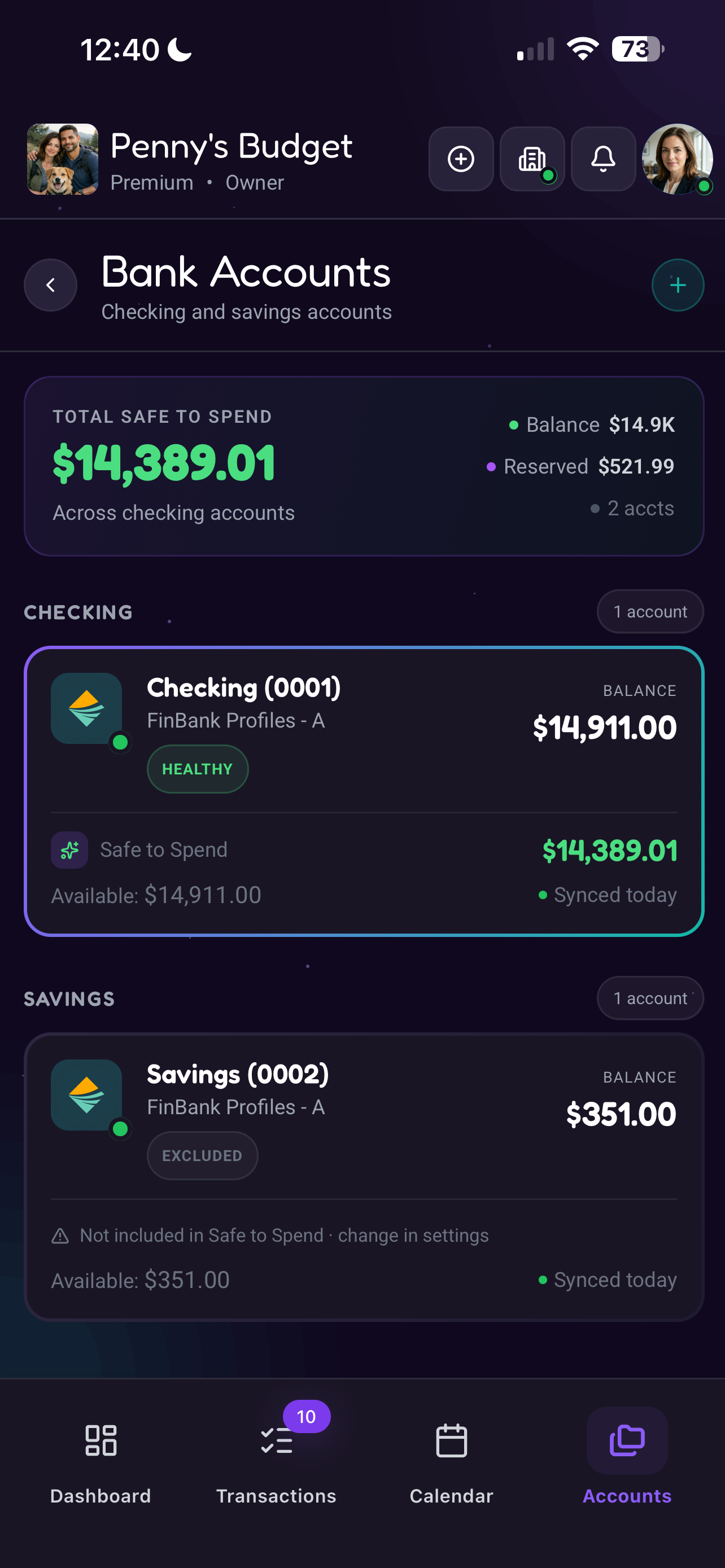 Pluto Budgeting screenshot 9