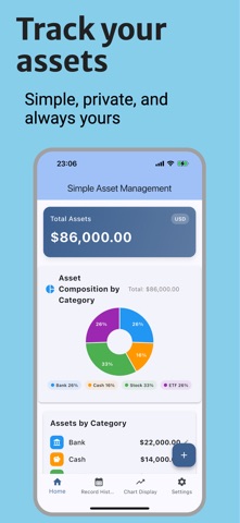 Simple Assets: Money Manager screenshot