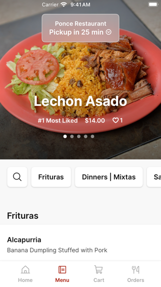 Ponce Restaurant To Go iPhone screenshot 2 - Food & Drink app