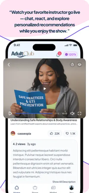 Adult Club: Wellness & Edu screenshot 2
