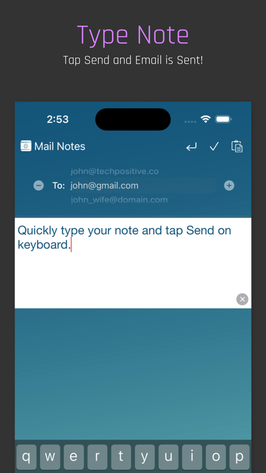 #2. Mail Notes (iOS) 게시자: Tech Positive