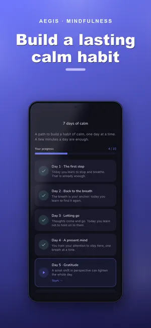 Aegis: Anxiety & Stress Help screenshot 4