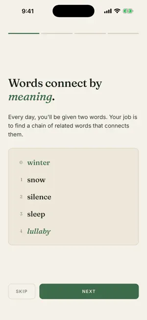 Lexrific: Daily Word Chain screenshot 1