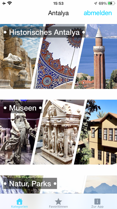 Historisches Antalya App-Screenshot