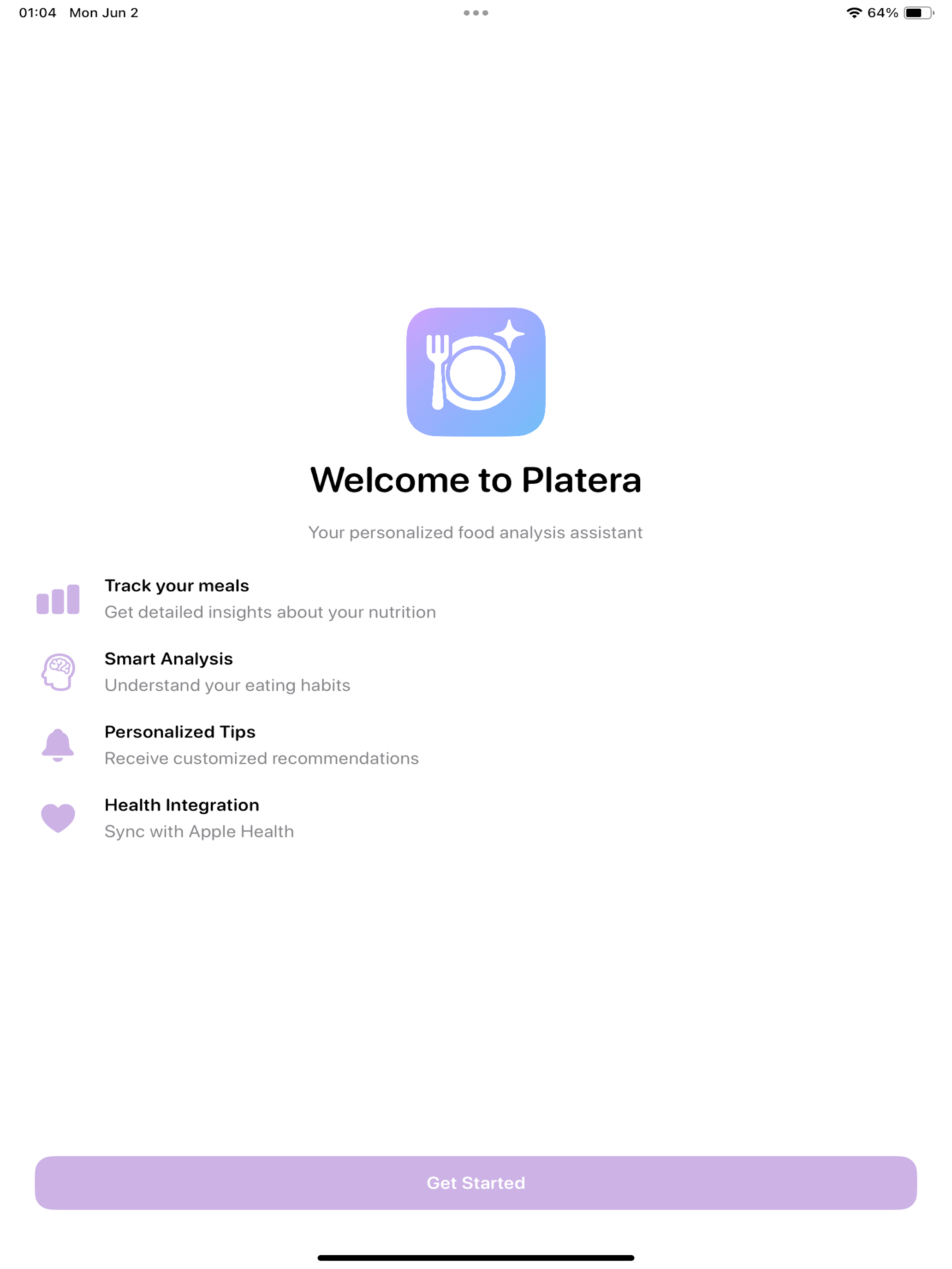 Platera- AI Nutrition Analyzer