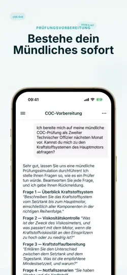 Screenshot von Handover AI: Marine GPT auf dem iPhone 3