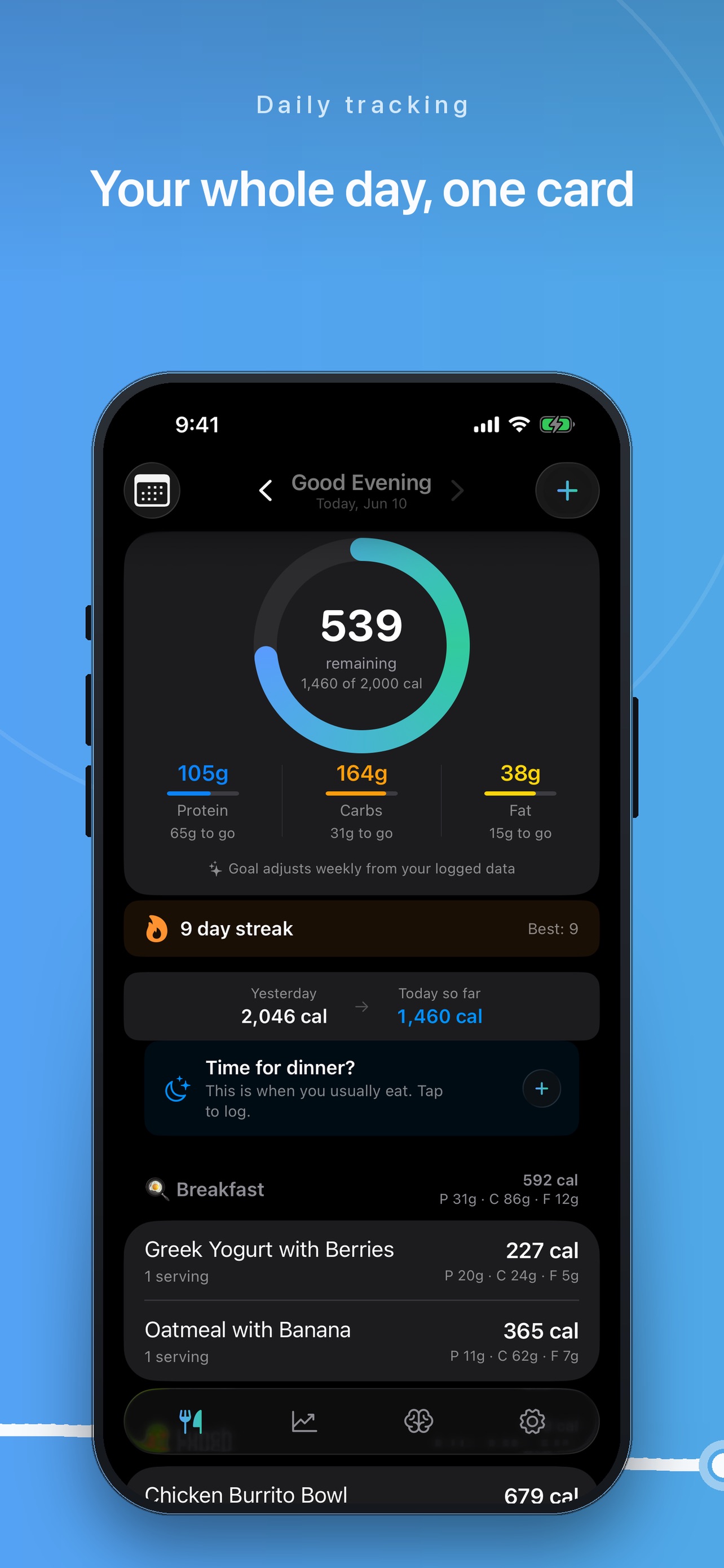 Screenshot 2 of MacroStack AI: Macro Tracker