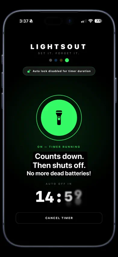 LightsOut - Flashlight Timer screenshot 2