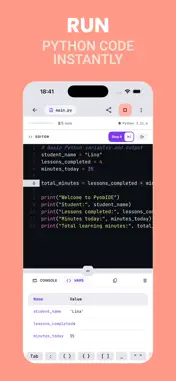 Python Compiler & IDE: Pyobide screenshot 2