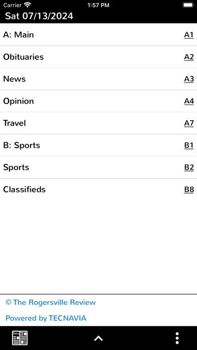 The Rogersville Review Screenshot