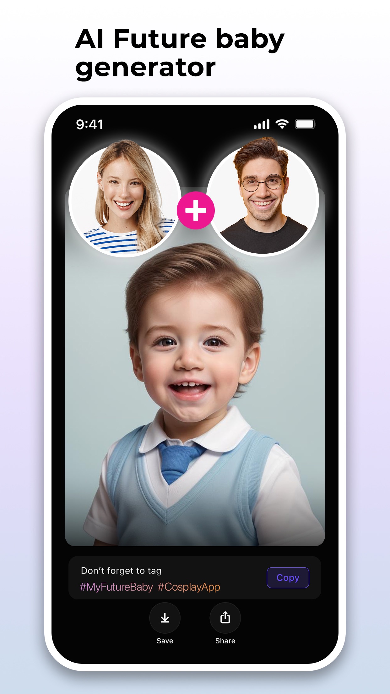 Future Baby Generator: Cosplay screenshot 1