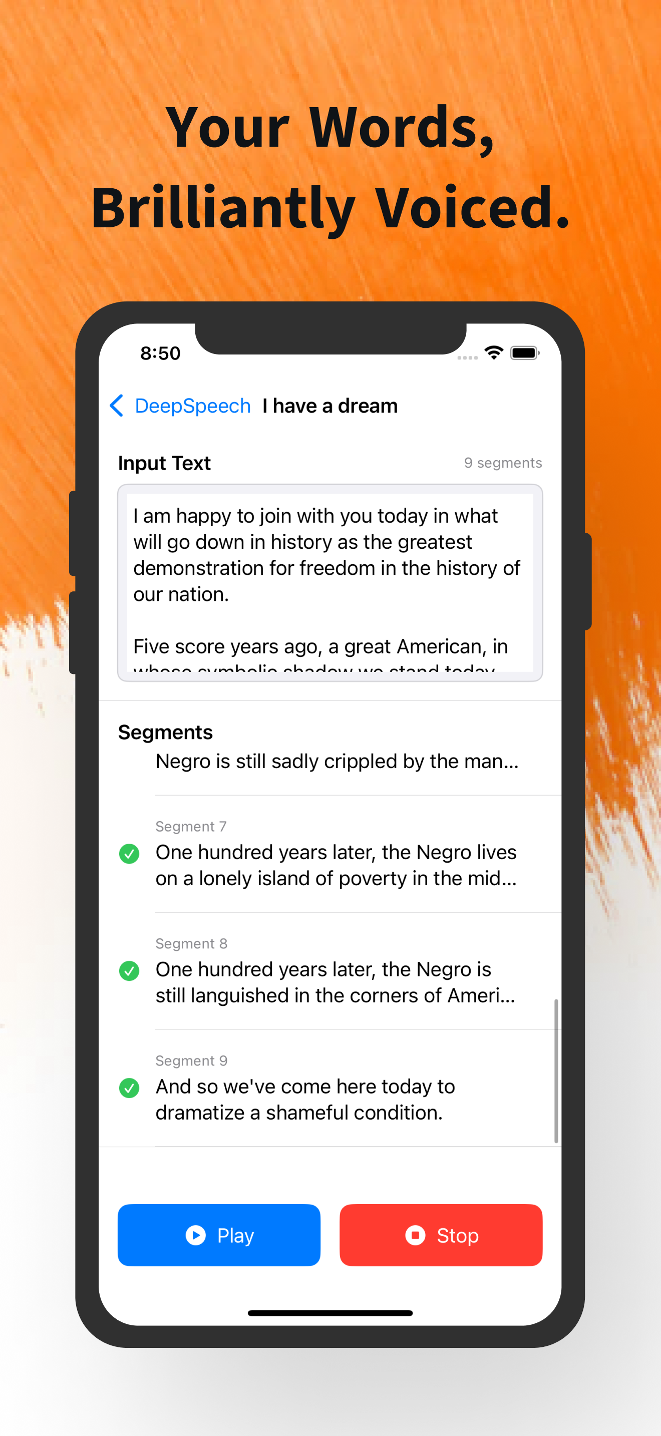DeepSpeech screenshot 2