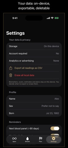 Lifetimer: Biological Age Screenshot 8 of 8
