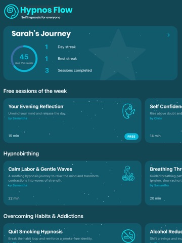 Hypnos Flow iPad screenshot