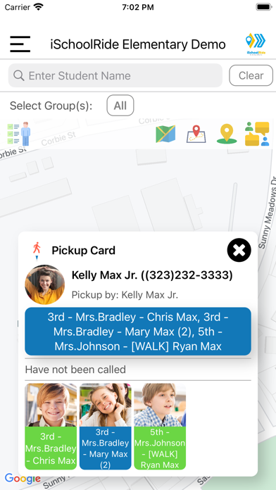iSchoolRide Tracker Screenshot