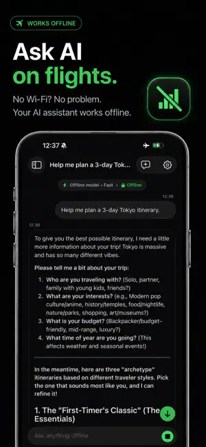 Offline AI Lite screenshot 2