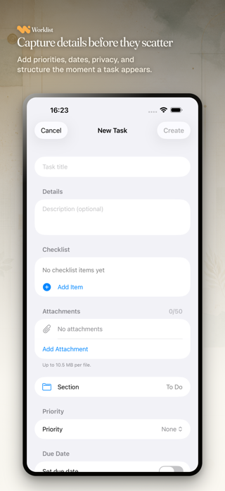 Worklist App Screenshot 8 of 9
