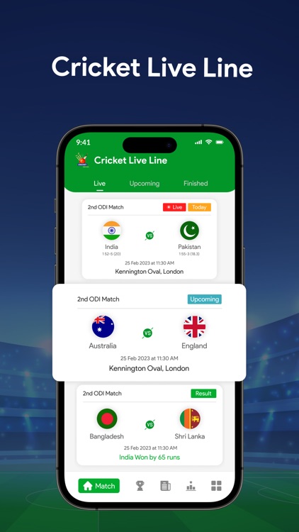 Live Cricket Score : Live Line