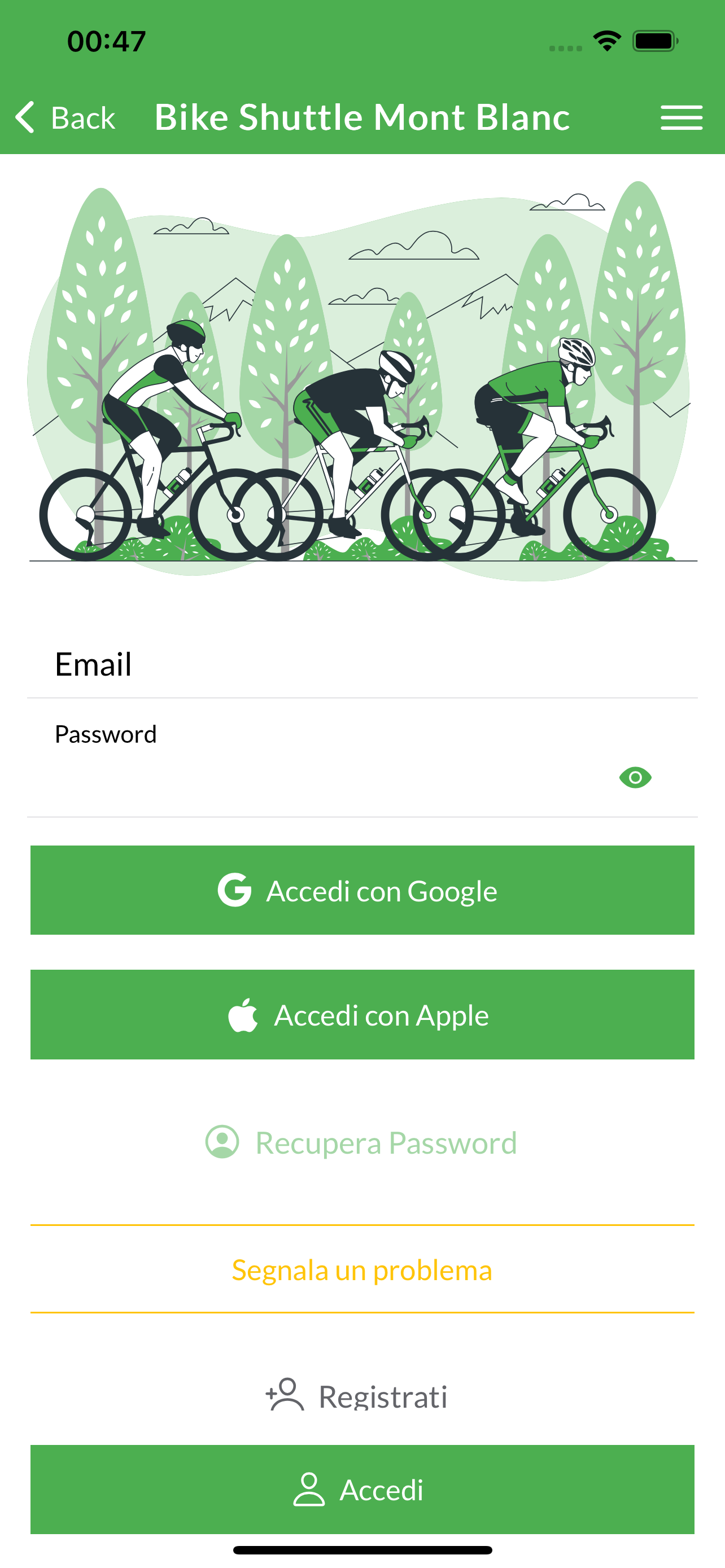 Bike Shuttle Mont Blanc