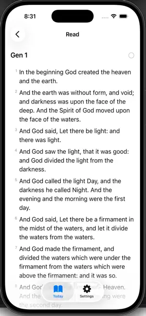 One Year Read the Bible screenshot 2