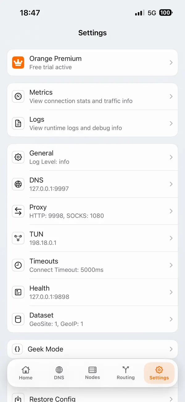 #6. Orange Network (iOS) Ved: DigitsFn, LLC