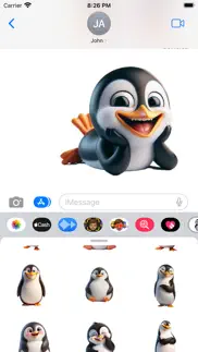 How to cancel & delete happy penguin stickers 3
