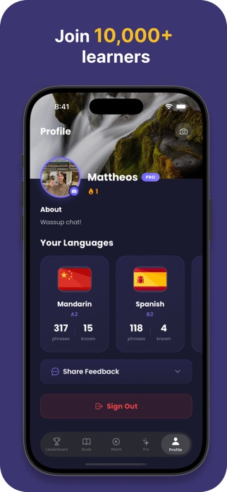 Speakeasy - Learn a Language Screenshot 7 of 7