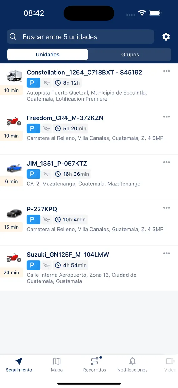 Screenshot #1 pour Central de GPS