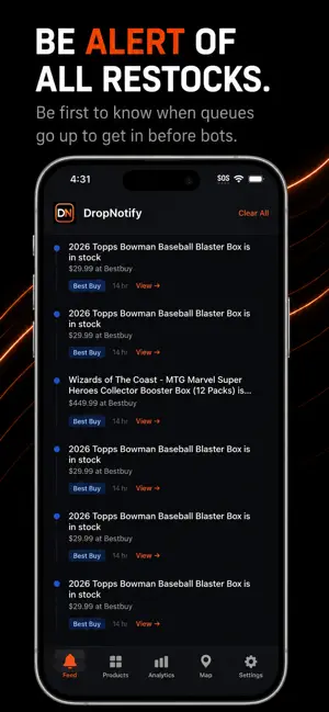 DropNotify screenshot 1