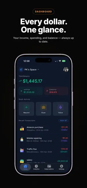 MoneyMinder: Expense Tracker screenshot 1