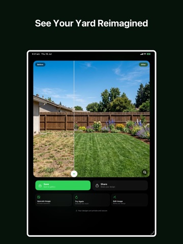 Landscaping AI Design iPad screenshot