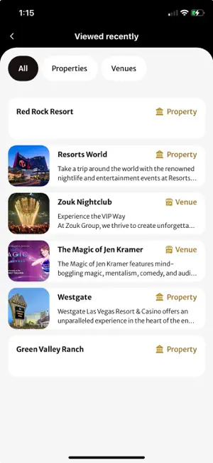 Vegas2Go screenshot 4
