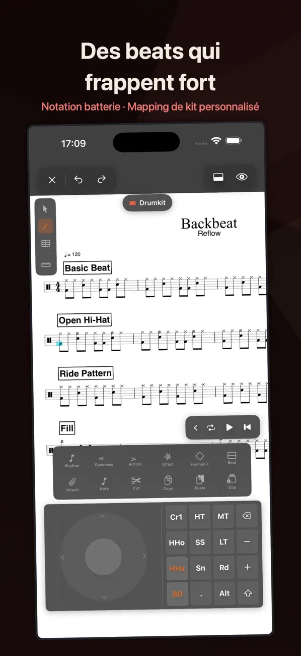 Screenshot #2 pour Reflow - Éditeur Partitions