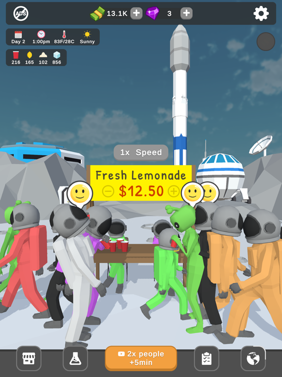 Cool Lemonade Stand iPad screenshot 7 - Games app