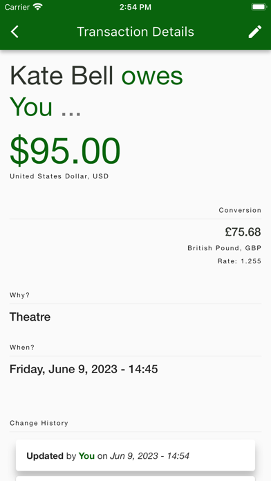 PayMeLater Friend Debt Tracker Screenshot 2 - AppWisp.com PayMeLater Friend Debt Tracker Screenshot 2 - AppWisp.com