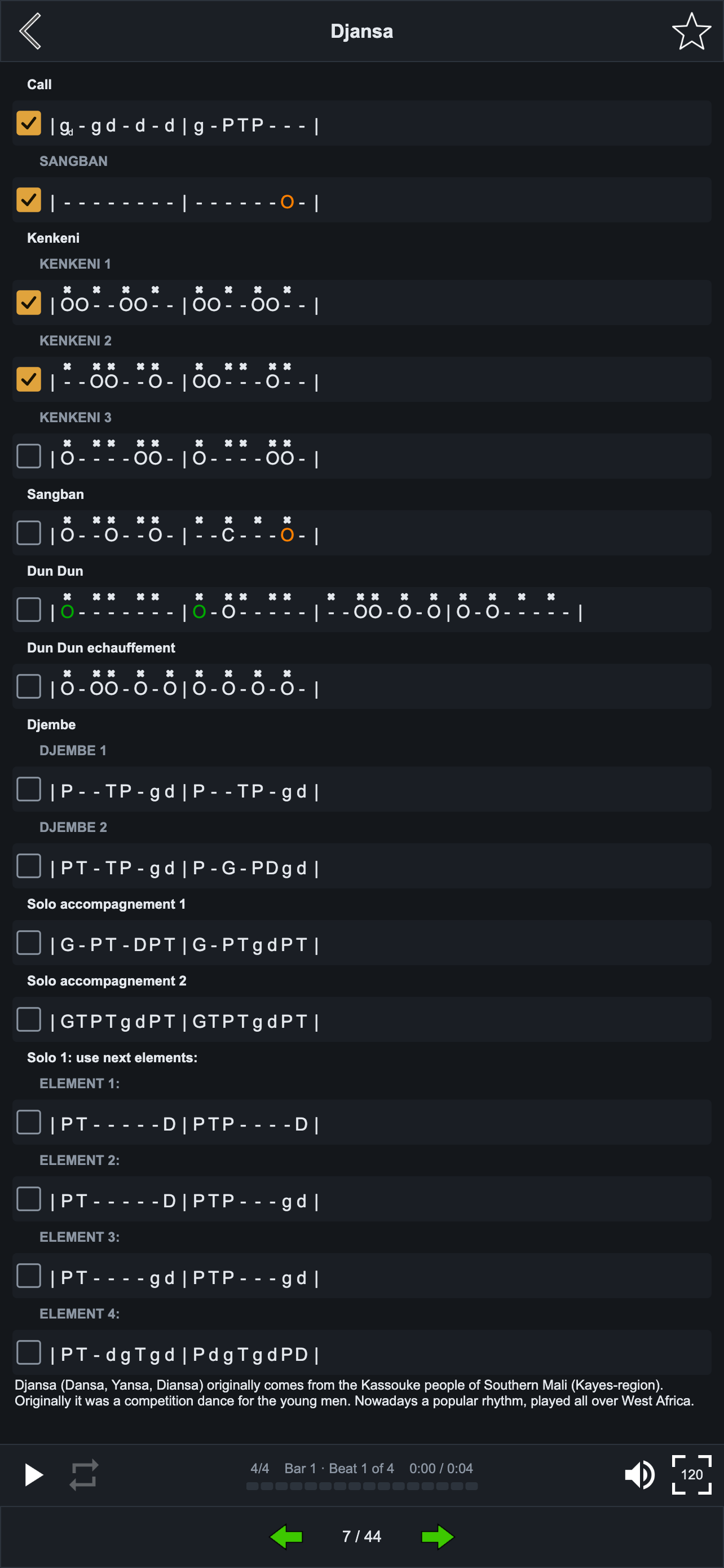 Djembe Rhythms Percussion screenshot 8