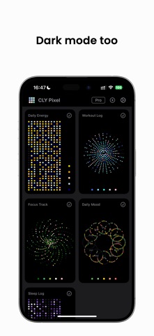 My Year in Pixels - CLY Pixel iPhone screenshot