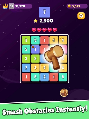 Tap Number Blocks iPad screenshot