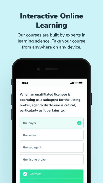 Aceable Real Estate, Insurance iPhone screenshot 5 - Education app