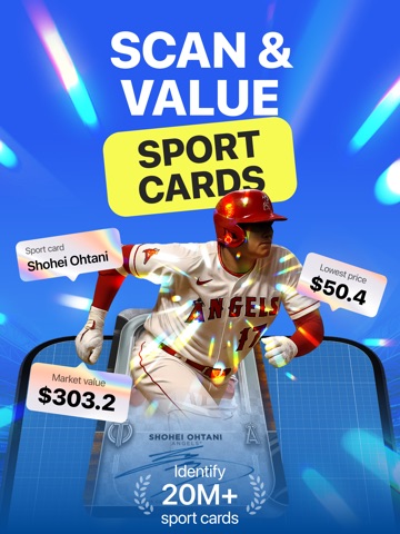 TCG Sports Card Scanner iPad screenshot