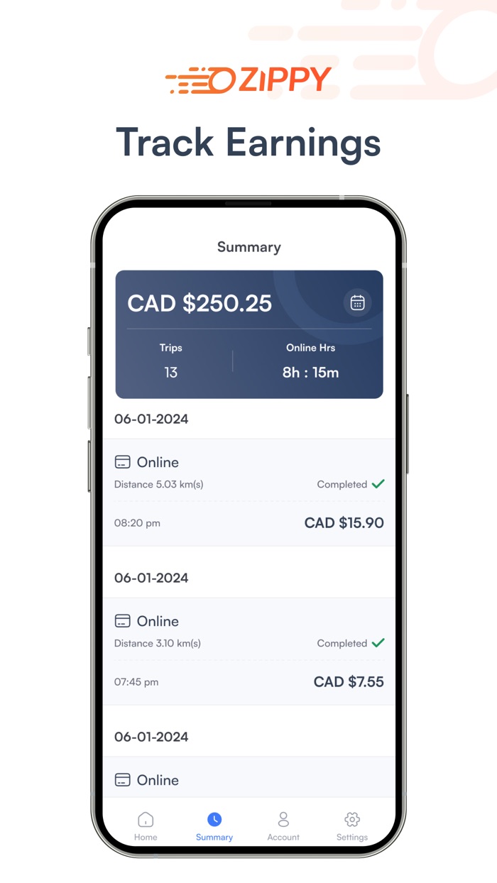 Zippy Driver Drive  Earn