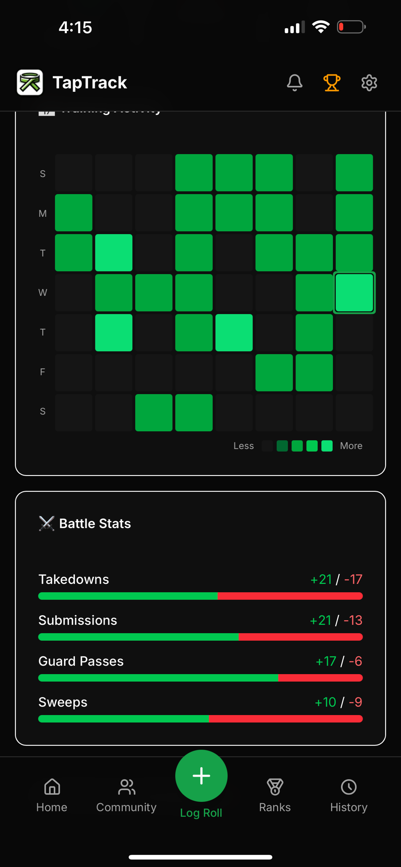 TapTrack BJJ screenshot 3