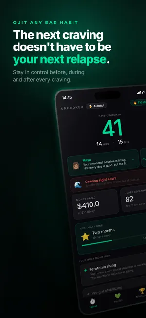 Unhooked: Quit Any Bad Habit screenshot 1