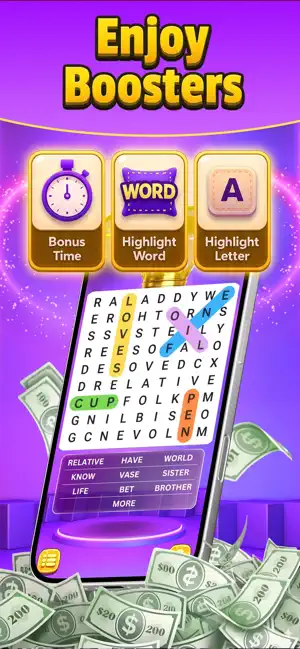 Word Search Real Cash Games screenshot 5
