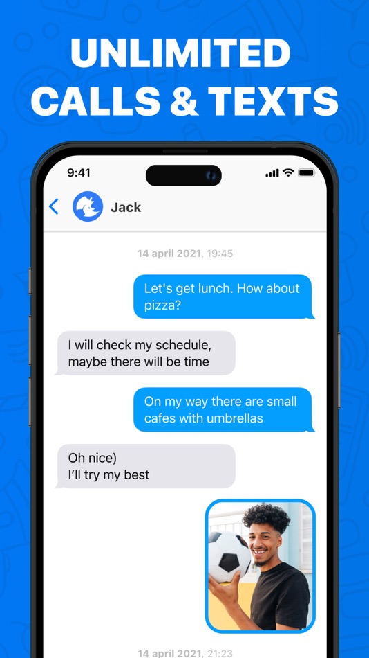 #2. Rhingie: phone call 2nd number (iOS) Bởi: Dating onlain, ooo