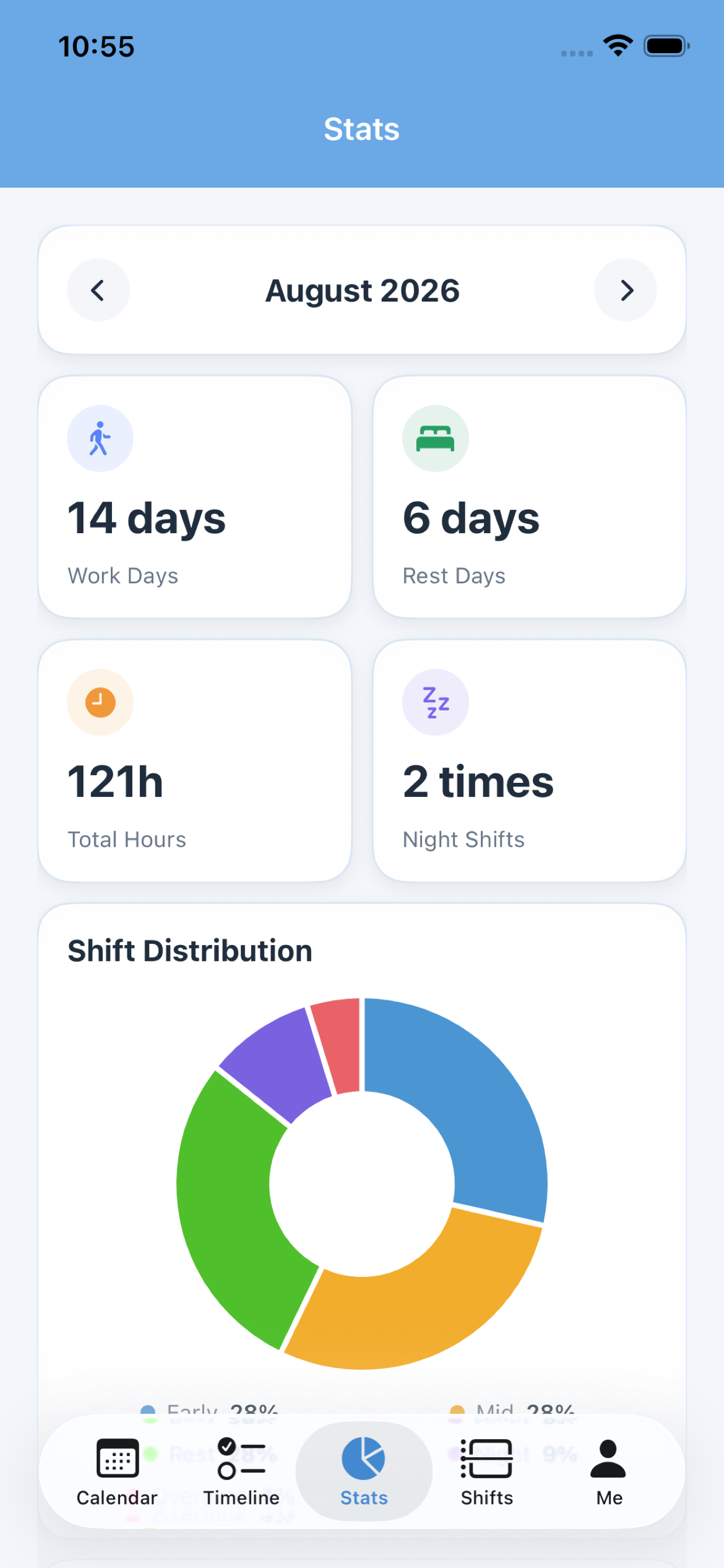 Shift Work - Schedule Calendar screenshot 3