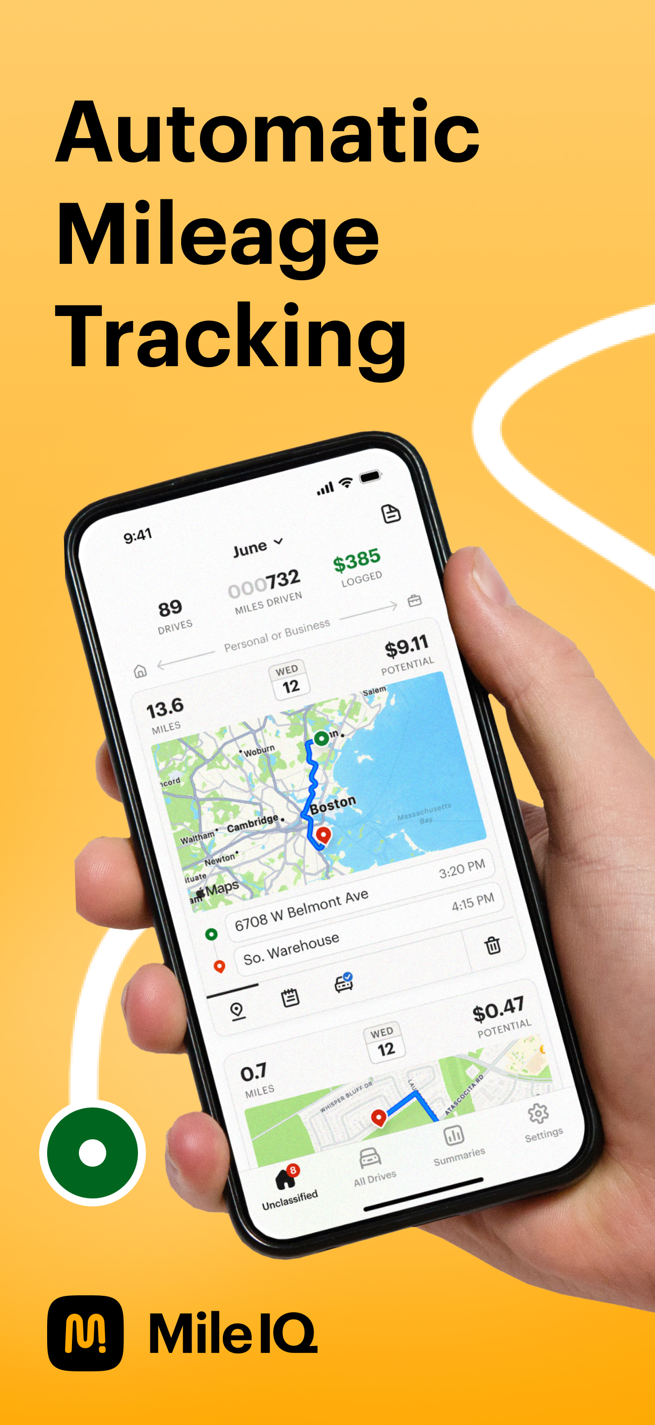 MileIQ: Mileage Tracker & Log